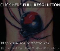 3d Black Widow Spider Tattoos