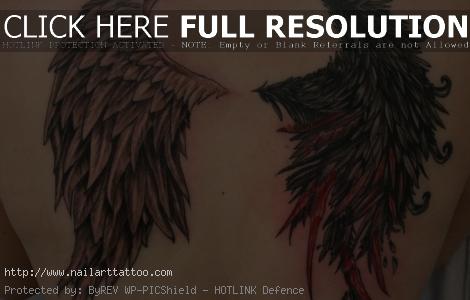 Angel Wing Tattoos Ideas