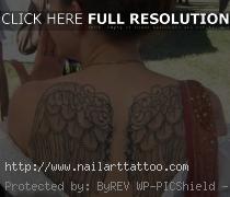 Butterfly Wing Tattoos On Back