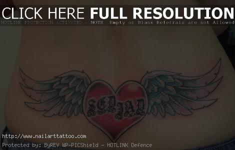 Heart Lower Back Tattoos