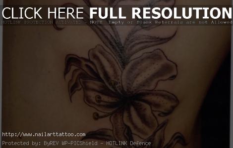 Lily Flower Tattoos Designs