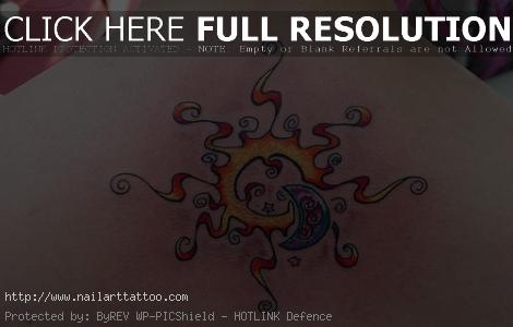 Moon And Sun Tattoos Designs