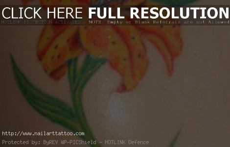 Tiger Lily Pictures Tattoos