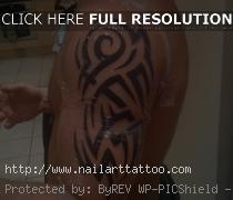 upper arm band tattoos for men