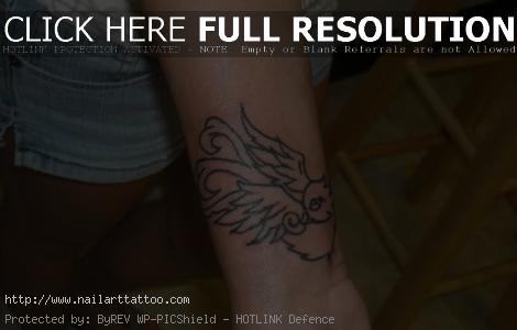 bird outline tattoo