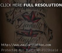 cross and banner tattoo designs for men