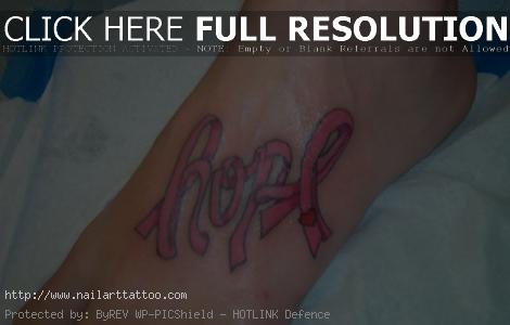 breast cancer tattoo designs