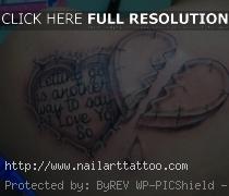 broken heart tattoo designs for men