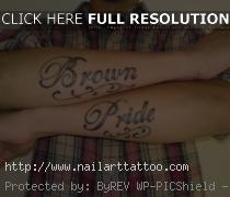 brown pride tattoo