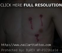 bullet hole tattoo designs