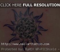 celtic sun tattoo designs for men