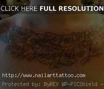 chest quote tattoos ideas