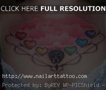 girly chest tattoos designs