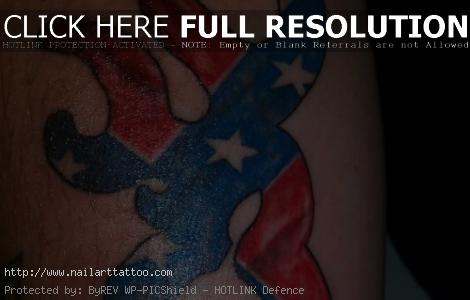 rebel flag browning symbol tattoos