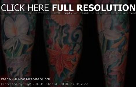 floral tattoo designs sleeve