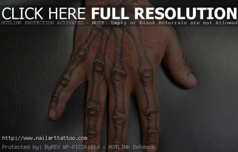 Skeleton Hand tattoo by BodyGraffixTattoo